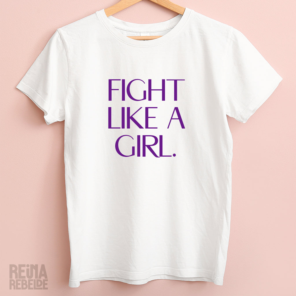 Camiseta "Fight like a girl"