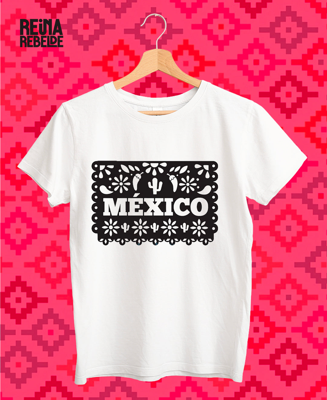 Camiseta "México, Papel picado"